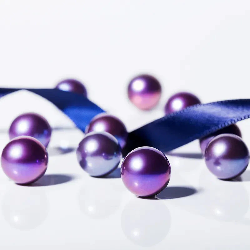 【Live】Blueberry Edison(Purple Color 8-13mm Freshwater Pearl)